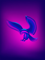 Poster - Abstrat Eagle Shape