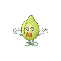 Poster - Silent fresh gubinge cartoon character mascot style.