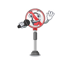 Sticker - Singing no u turn isolated the mascot