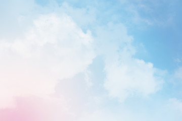 Wall Mural - cloud background with a pastel colour