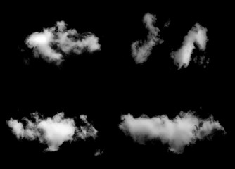 Wall Mural - white cloud object for nature design summer background