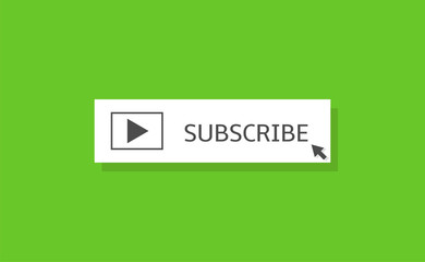 Aufkleber - Subscribe banner template