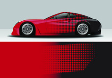 Car Wrap Modern Abstract Design Background