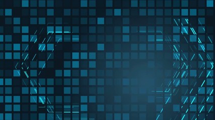 Aufkleber - Modern blue business background for user text, abstract corporate animation