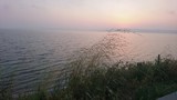 Fototapeta Nowy Jork - sunset on lake