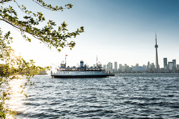 Toronto city skyline, Ontario, Canada