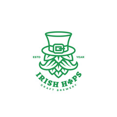 Wall Mural - Irish hops logo