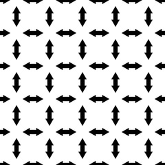 Poster - Seamless geometrical pattern, arrows, vector index pattern arrows indicate the direction of the side of the world