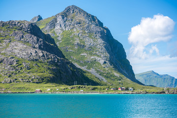 Wall Mural - Beautiful landscape in Lofoten Islands, Norway 