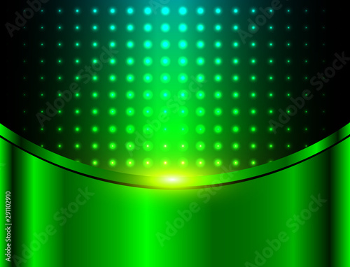 Abstract  background green, with dots pattern