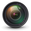 © Cobalt - Camera photo lens, 3D vector icon.