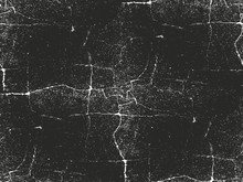 Distressed Overlay Texture Of Cracked Concrete