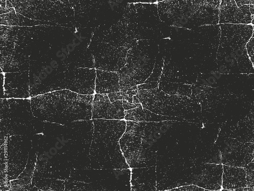 Fotomural Distressed overlay texture of cracked concrete