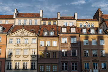 Wall Mural - Old town suqre in Warsaw, Poland