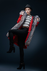 Poster - fur fashion for women