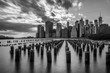 Brooklyn pier pylons