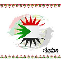 Sticker - Sudan Independence Day