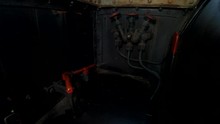4K Backwards Dolly Moving Inside Old Steam Locomotive