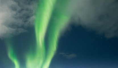 Wall Mural - Northern lights aurora borealis