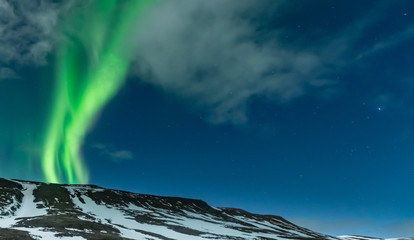 Wall Mural - Northern lights aurora borealis