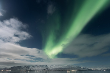Wall Mural - Northern lights aurora borealis