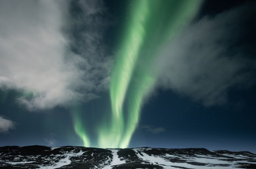 Wall Mural - Northern lights aurora borealis