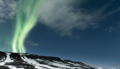 Wall Mural - Northern lights aurora borealis