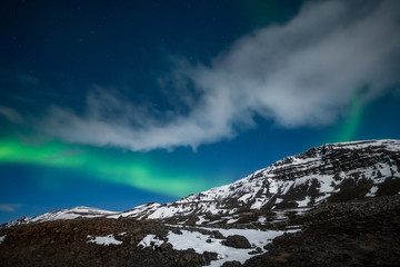 Wall Mural - Northern lights aurora borealis