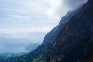 Wall Mural - valley below