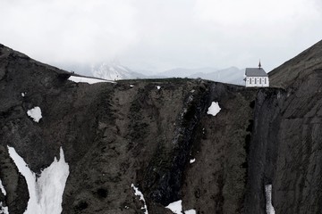 Wall Mural - church on the mountain III