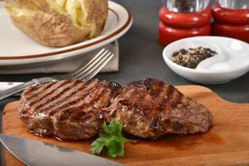 Poster - Juicy grilled top sirloin steak