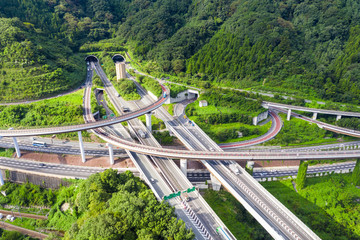 Aufkleber - 高速道路　空撮