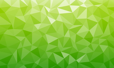 Poster - Tropical fresh nature color. Bio texture low poly green background geometric mosaic Ai EPS