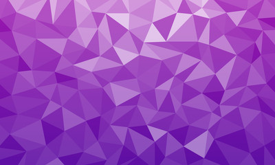 Poster - Purple texture low poly background geometric mosaic Ai EPS