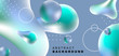 Vector liquid effect background. Trendy fluid abstract backdrop