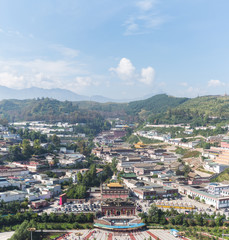 Poster - aerial view of kumbum monastery