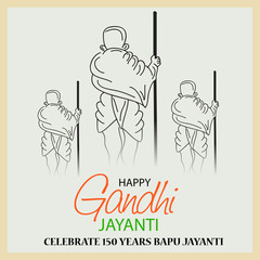 Poster - Happy Gandhi Jayanti