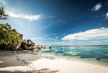 Wall Mural - praslin beach seychelles