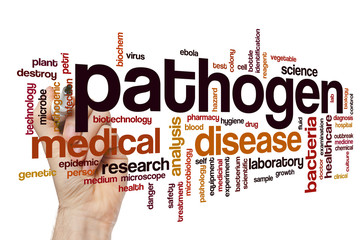 Sticker - Pathogen word cloud