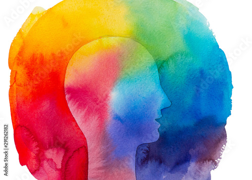 Fotografía Dipinto acquerello psicologia terapia mente sana