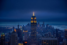 Newyork City At Night, New York, United Staes Of America