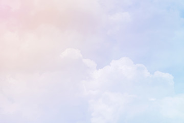 Wall Mural - cloud background with a pastel colour
