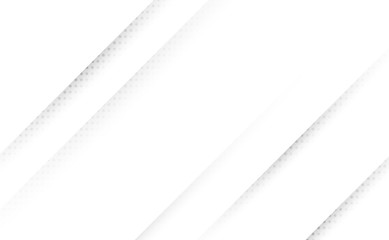 Poster - Abstract geometric white and gray color background, vector illustration.