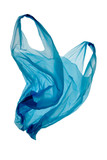 Fototapeta  - Blue plastic bag