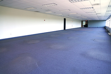 Wall Mural - interior view of empty office for renovation