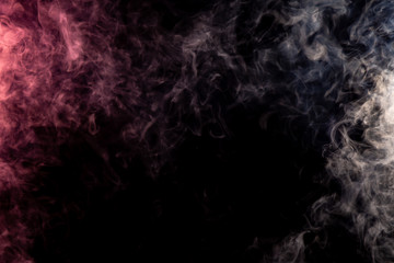 Wall Mural - pink and white abstract smoke background