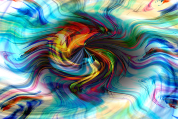 Fototapete - Digital art, abstract objects, Germany