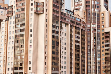 Wall Mural - View of modern building in a city landscape