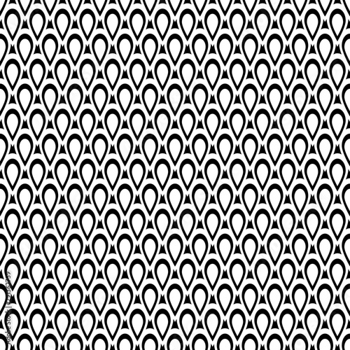 Seamless pattern. Abstract black and white texture.