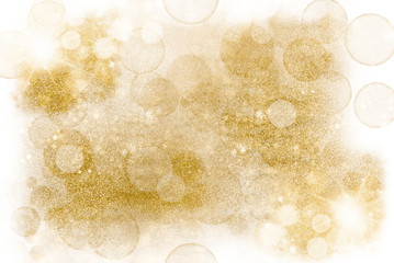 Wall Mural - golden christmas background